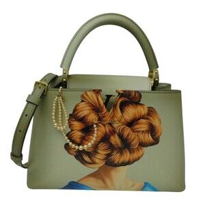 LOUIS VUITTON Articapucines Eva Yushkevich Crossbody Bag green